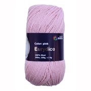 Пряжа Astra Premium Эвридика 100гр. 200м 100% шерсть розовый