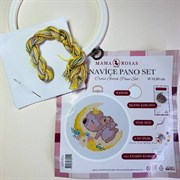 Набор для вышивания с пяльцами Спящие коалы, 16,80 см