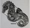 Штамп Морской конек, силиконовый  ( Earth Art International ) - фото 16360