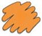 Маркер с эффектом бархата, 2-3 мм. Оранжевый (Orange) - фото 21102