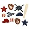 Набор пуговиц  Baseball - фото 25322